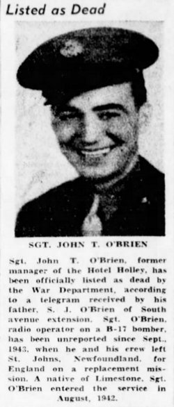 Sgt John T. O'Brien