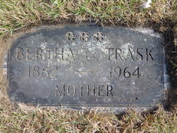  Bertha C <I>Brockman</I> Trask