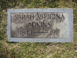  Sarah Virginia <I>Blackwell</I> Adkins