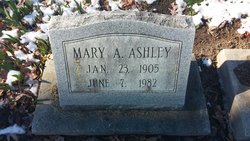  Mary Alice <I>Good</I> Ashley