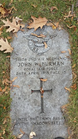 Air Mechanic 2nd Class John William “Jack” Burman