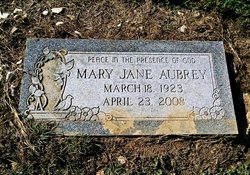 Mary Jane Aubrey (1923-2008) - Find A 