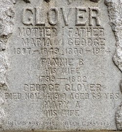 Maria Wheildon Glover (1807-1849)