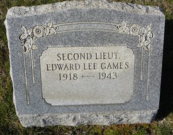 2Lt. Edward Lee Games