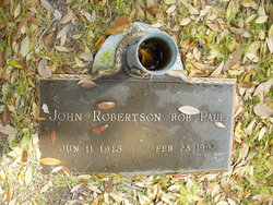  John Robertson “Bob” Paul
