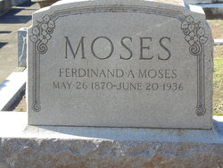  Ferdinand A. Moses