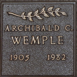  Archibald Cullings Wemple
