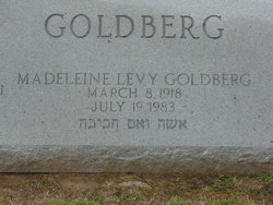 Madeleine Levy Goldberg (1918-1983) - Find a Memorial