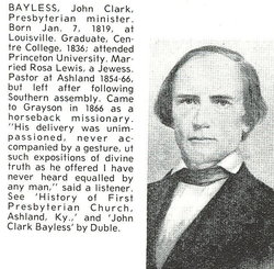 Rev John Clark Bayless