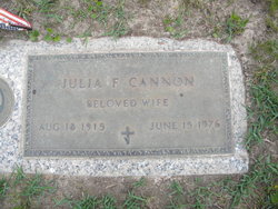  Julia Fay <I>Fisher</I> Cannon