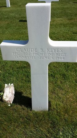 PFC Claude B Keyes