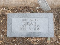  Ruth <I>Bailey</I> Gideon