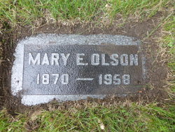  Mary <I>Hanson</I> Olson