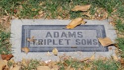  Infant “Triplet Sons” Adams