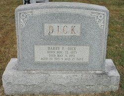  Harry Edward Dick