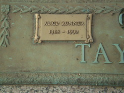  Alice <I>Runner</I> Taylor