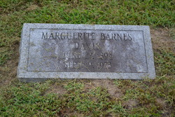  Marguerite Earle <I>Barnes</I> Davis