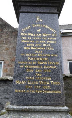 Rev William Watt