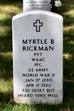  Myrtle <I>Baker</I> Rickman