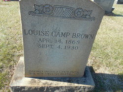  Louisa <I>Camp</I> Brown