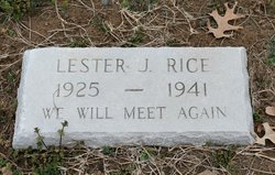  Lester Joseph Rice