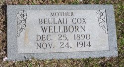  Beulah <I>Cox</I> Wellborn