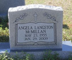  Angela <I>Langston</I> McMillan