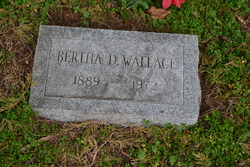  Bertha Bessie <I>Dixon</I> Wallace