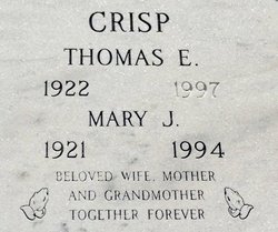 Mary Gatling Joyner Crisp (1921-1994)