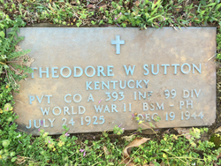 PVT Theodore Wesley Sutton