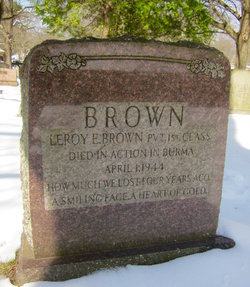 PVT Leroy Elmer Brown