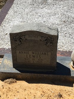  Anne Simmons “Annie” <I>Williams</I> Lewis