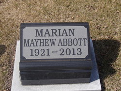  Marian <I>Mayhew</I> Abbott