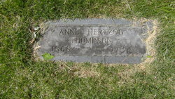  Anna Irene “Annie” <I>Hertzog</I> Thompson