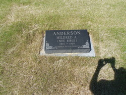  Mildred A <I>Bible</I> Anderson