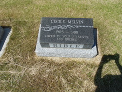  Cecile Melvin Bible