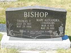  Mary Alexandria <I>Chandler</I> Bishop