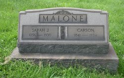  Sarah Jane <I>Johnson</I> Malone