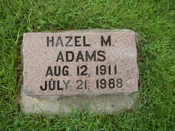  Hazel M. Adams