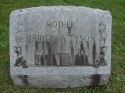  Marian A. <I>Lindman</I> Tyson