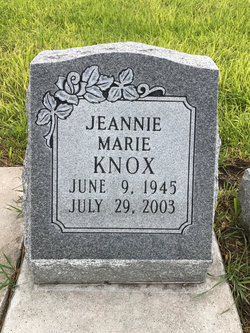  Jeannie Marie <I>Thomas</I> Knox