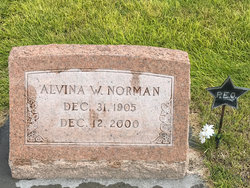  Alvina W <I>Olson</I> Norman