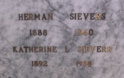 Herman John Sievers (1888-1940) - Mémorial Find a Grave
