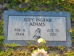  Judy <I>Ingram</I> Adams