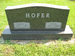  Sarah S <I>Hofer</I> Hofer