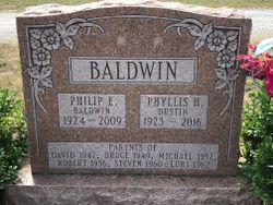  Phyllis Helen <I>Dustin</I> Baldwin