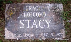  Grace Louretta “Gracie” <I>Holcomb</I> Stacy