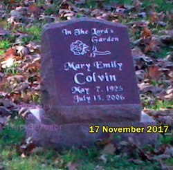 Mary Emily Colvin (1925-2006)