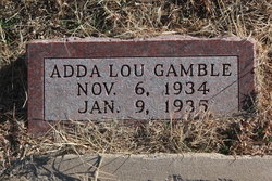  Adda Lou Gamble