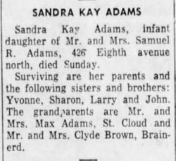  Sandra Kay Adams